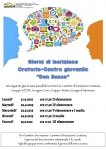 Volantino Iscrizioni Attività