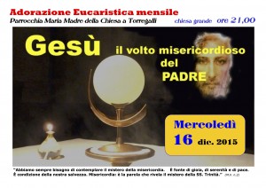 adorazione avviso over 25 2015